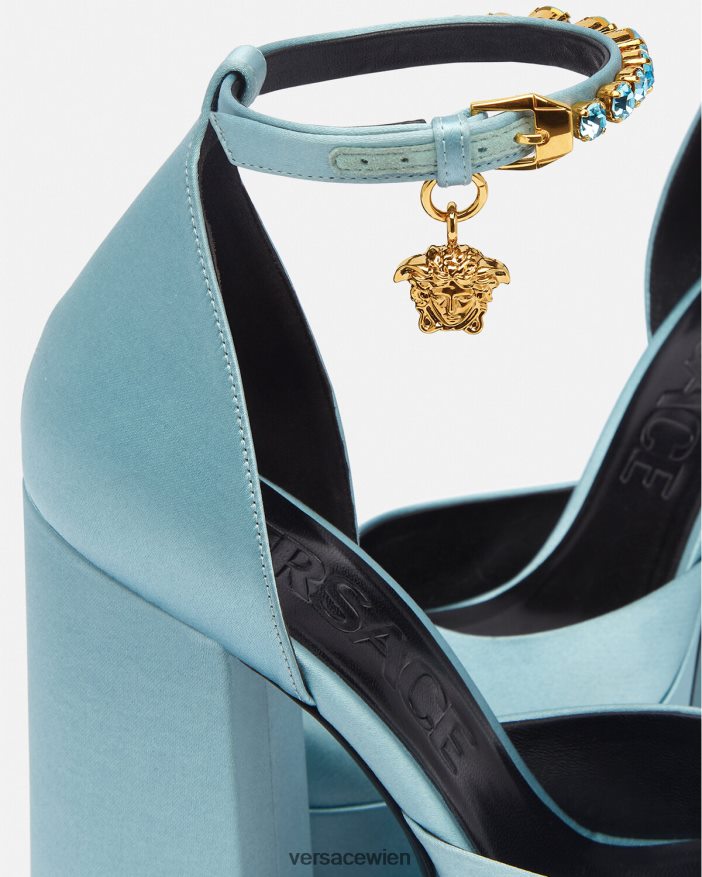 eine Farbe Medusa Aevitas Plateaupumps Versace Frauen Schuh 8N4XJD413