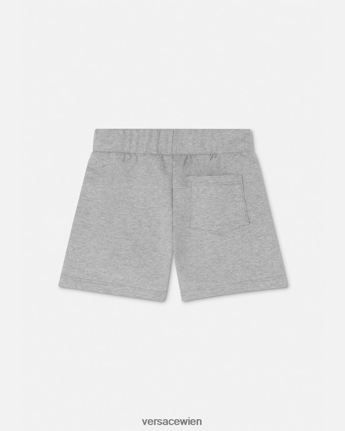 grau Greca-Baby-Sweatshorts Versace Kinder Kleidung 8N4XJD1881