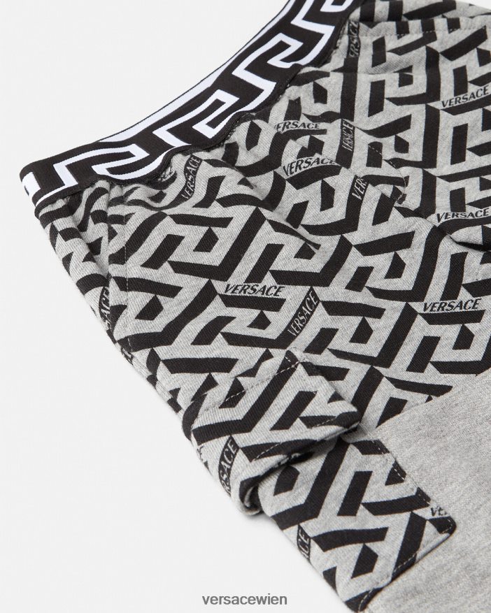 grau La Greca-Baby-Jogginghose Versace Kinder Kleidung 8N4XJD1911