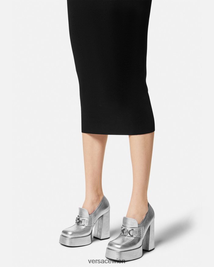 grau Medusa \95 Metallic-Plateaupumps Versace Frauen Schuh 8N4XJD483