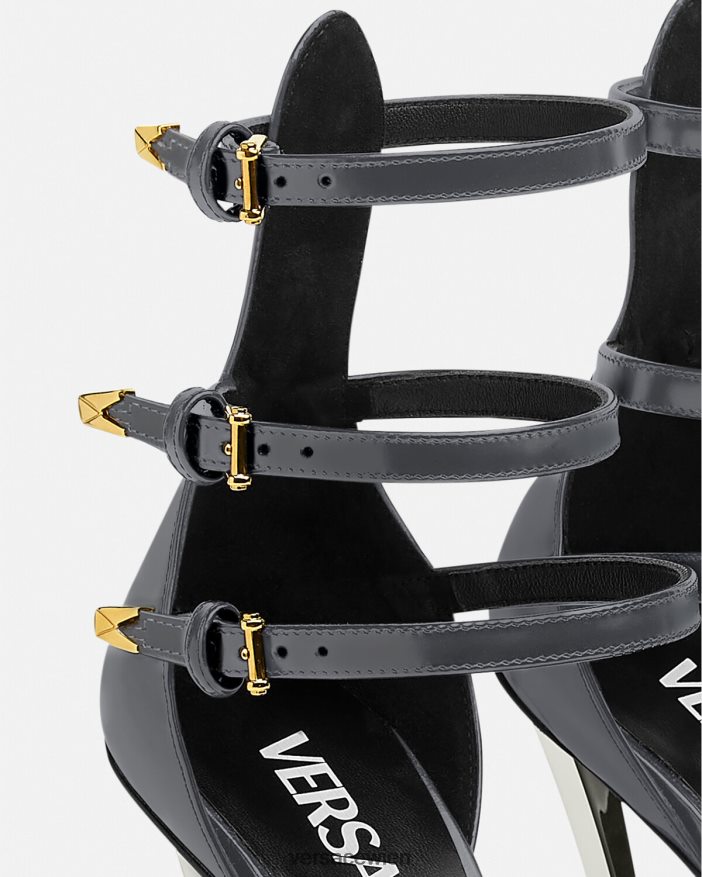 grau Punktgenaue Pumpen Versace Frauen Schuh 8N4XJD386