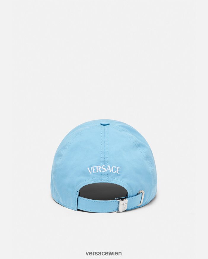 hellblau Logo-Baseballkappe Versace Frauen Zubehör 8N4XJD872