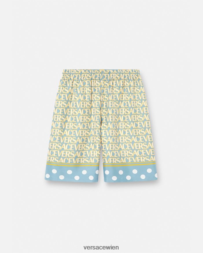 drucken Allover-Shorts aus Seide Versace Männer Kleidung 8N4XJD1438