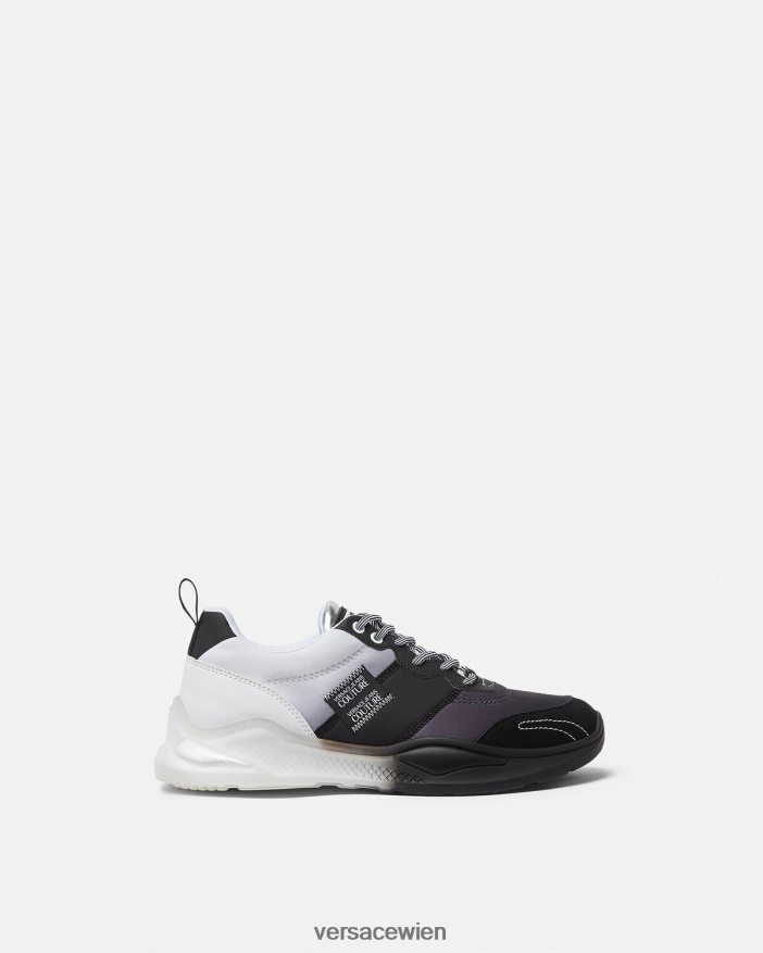 Schwarz & Druck Levion-Sneaker Versace Männer Schuh 8N4XJD2455