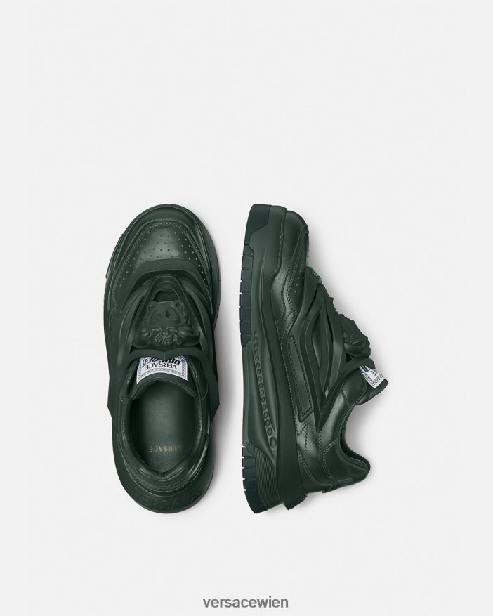 khaki Odissea-Sneaker Versace Männer Schuh 8N4XJD1526