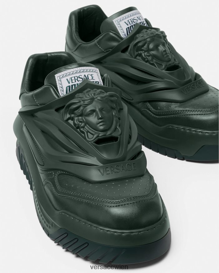 khaki Odissea-Sneaker Versace Männer Schuh 8N4XJD1526