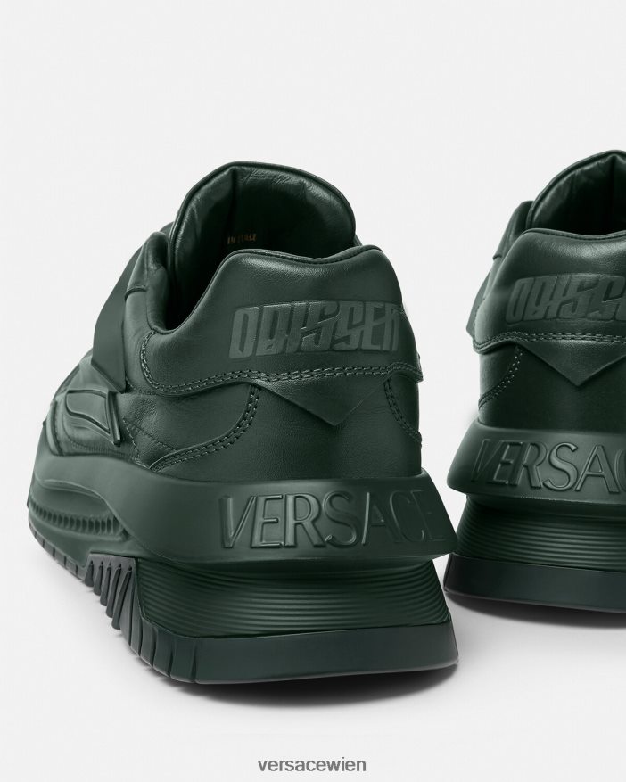 khaki Odissea-Sneaker Versace Männer Schuh 8N4XJD1526