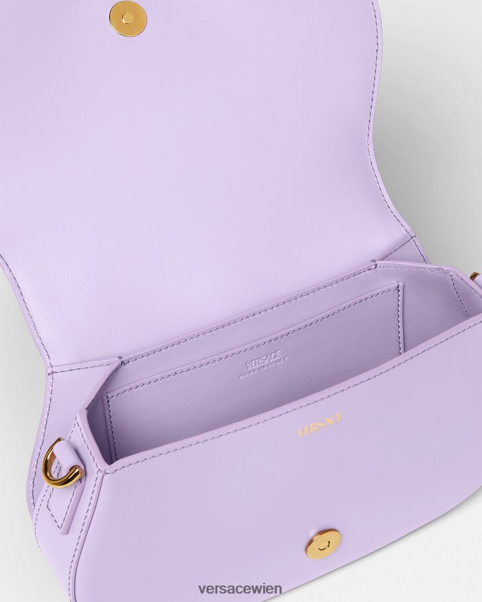 lila Greca-Göttin-Umhängetasche Versace Frauen Taschen 8N4XJD265