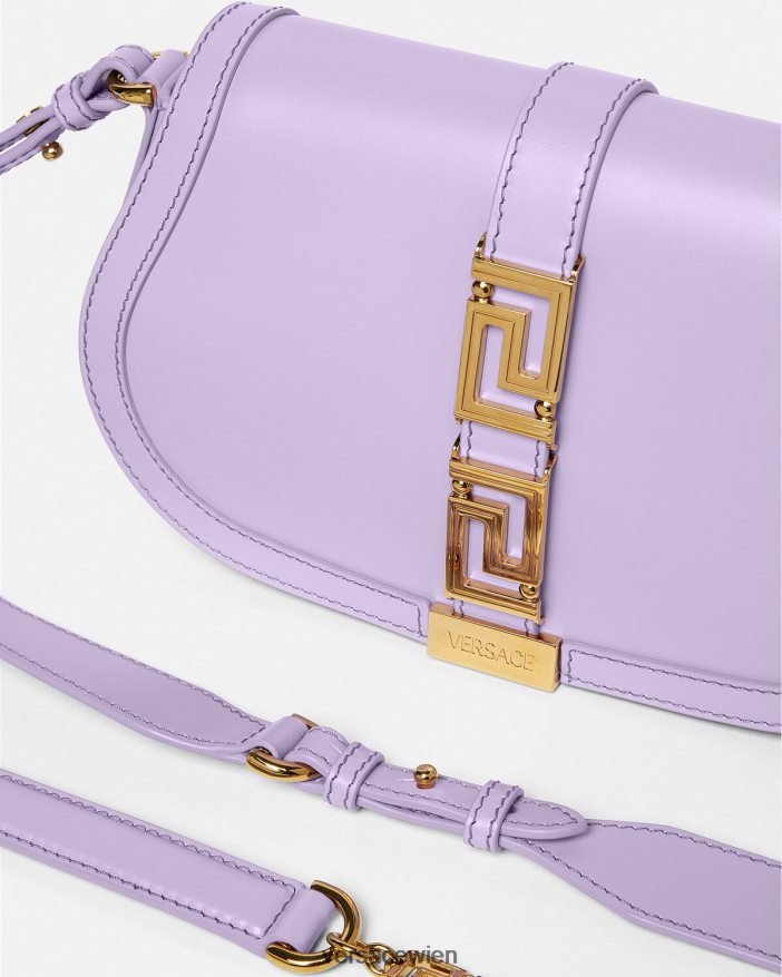 lila Greca-Göttin-Umhängetasche Versace Frauen Taschen 8N4XJD265