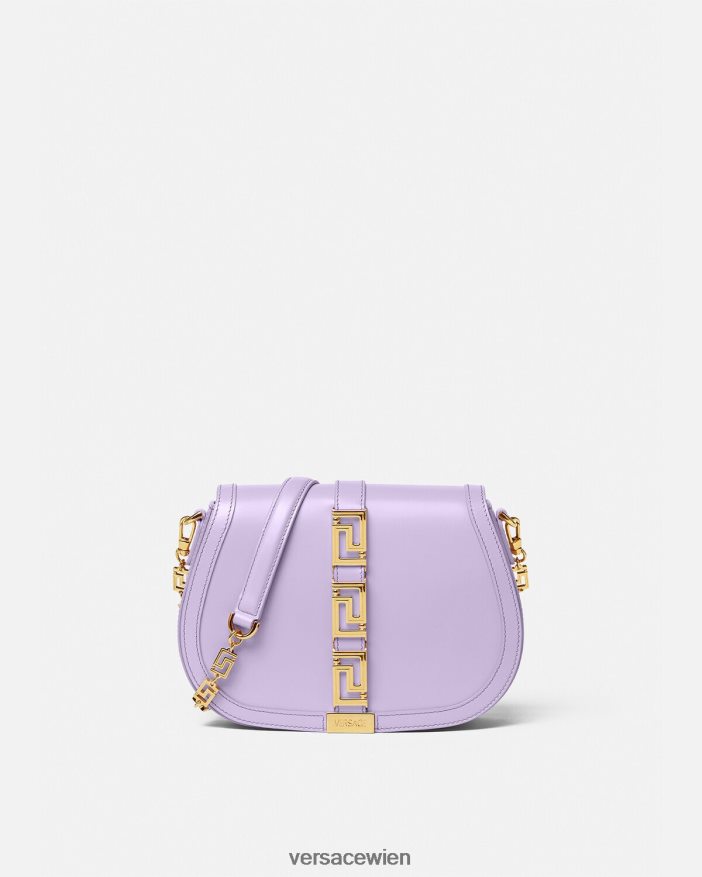 lila Greca-Göttin große Umhängetasche Versace Frauen Taschen 8N4XJD272
