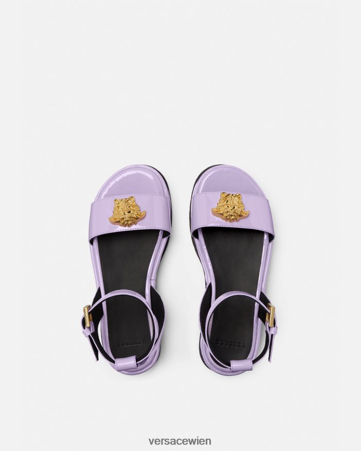 lila La Medusa-Plateausandalen Versace Kinder Schuh 8N4XJD2043
