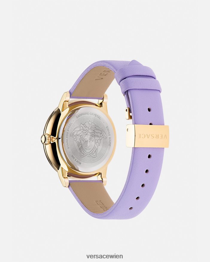 lila La Medusa-Uhr Versace Frauen Zubehör 8N4XJD985