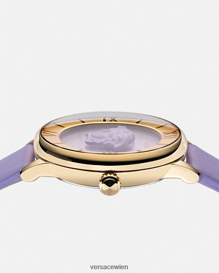 lila La Medusa-Uhr Versace Frauen Zubehör 8N4XJD985