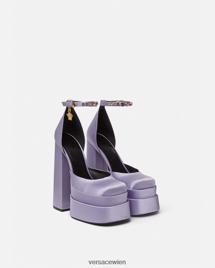 lila Medusa Aevitas Plateaupumps Versace Frauen Schuh 8N4XJD422