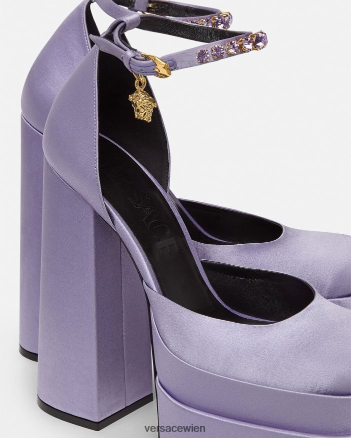 lila Medusa Aevitas Plateaupumps Versace Frauen Schuh 8N4XJD422