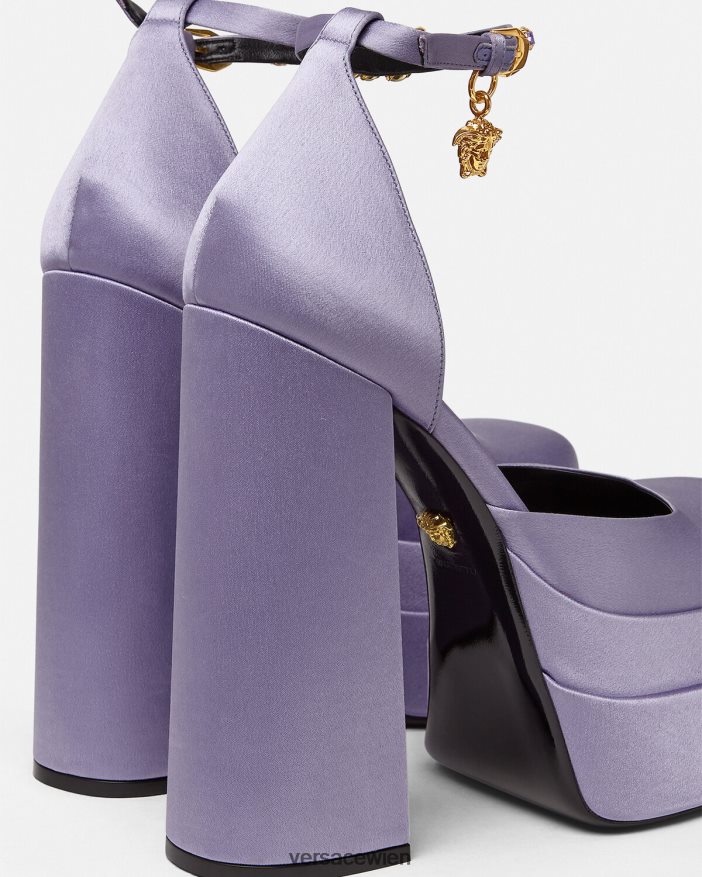 lila Medusa Aevitas Plateaupumps Versace Frauen Schuh 8N4XJD422
