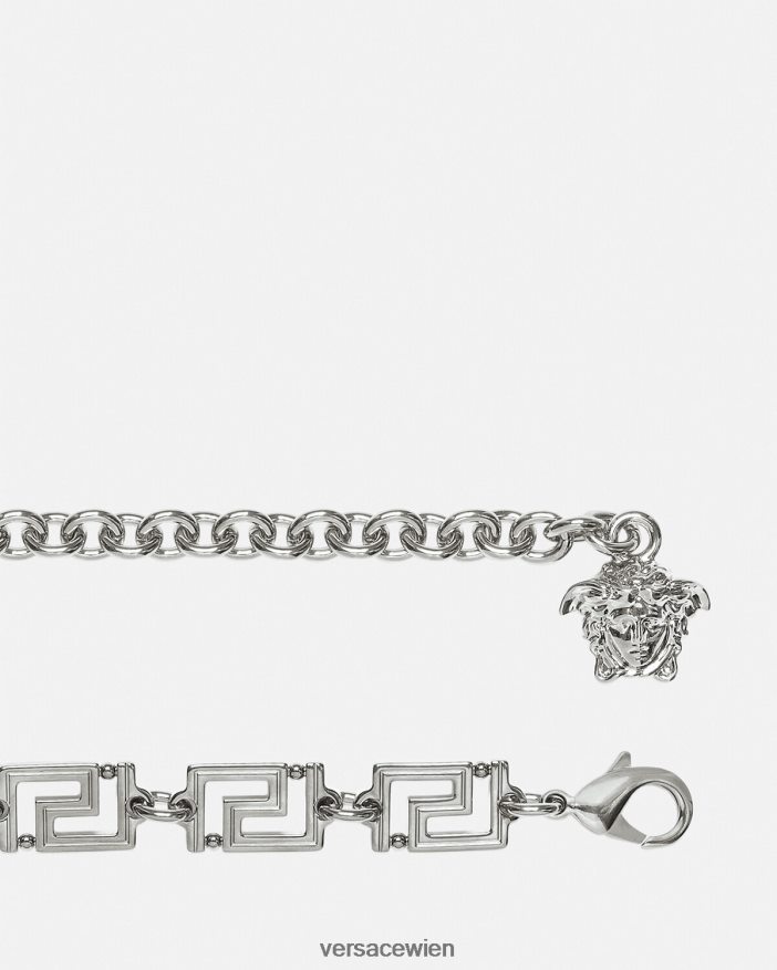 metallisch Greca-Göttin-Kettengürtel Versace Frauen Zubehör 8N4XJD518