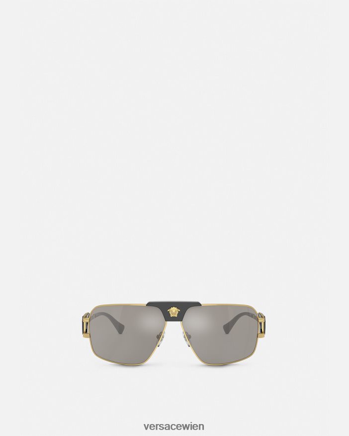 onul Eckige Sonnenbrille für besondere Projekte Versace Männer Zubehör 8N4XJD1674