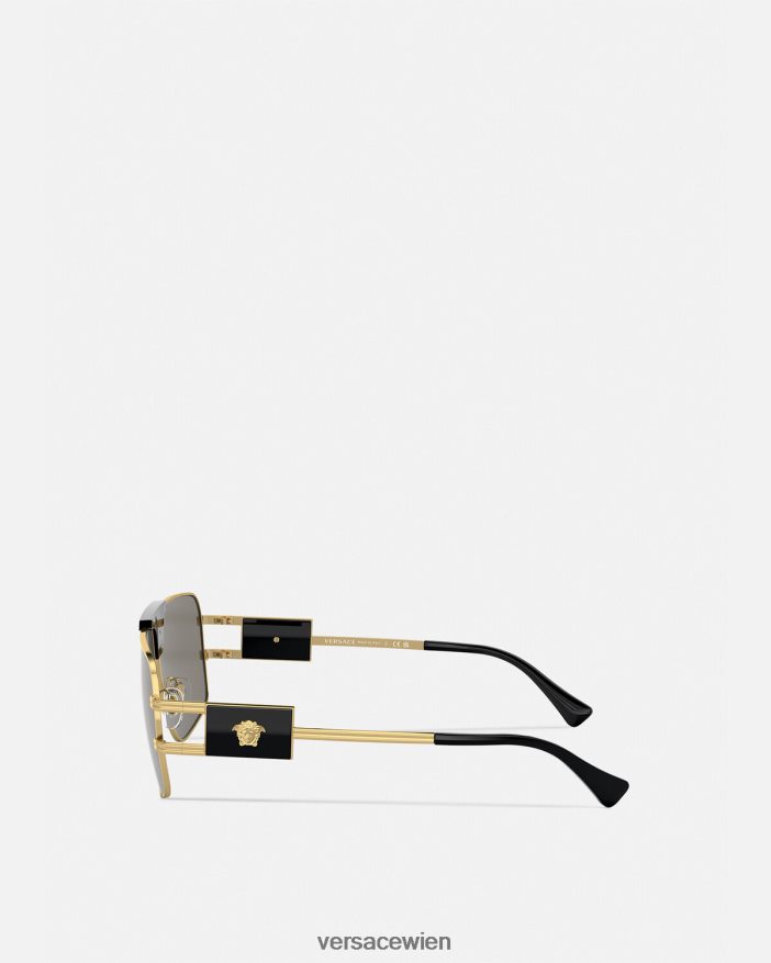 onul Eckige Sonnenbrille für besondere Projekte Versace Männer Zubehör 8N4XJD1674