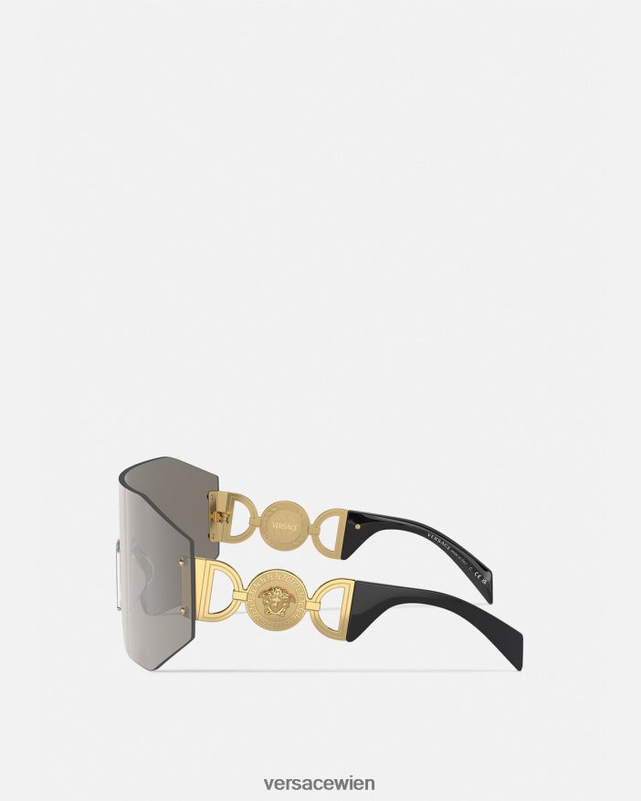 onul Sonnenbrille mit Medusa-Biggie-Maske Versace Frauen Zubehör 8N4XJD608