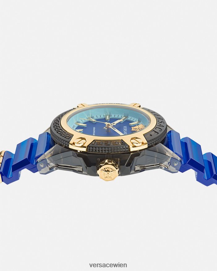 pnul Symbol aktive Indiglo-Uhr Versace Frauen Zubehör 8N4XJD942