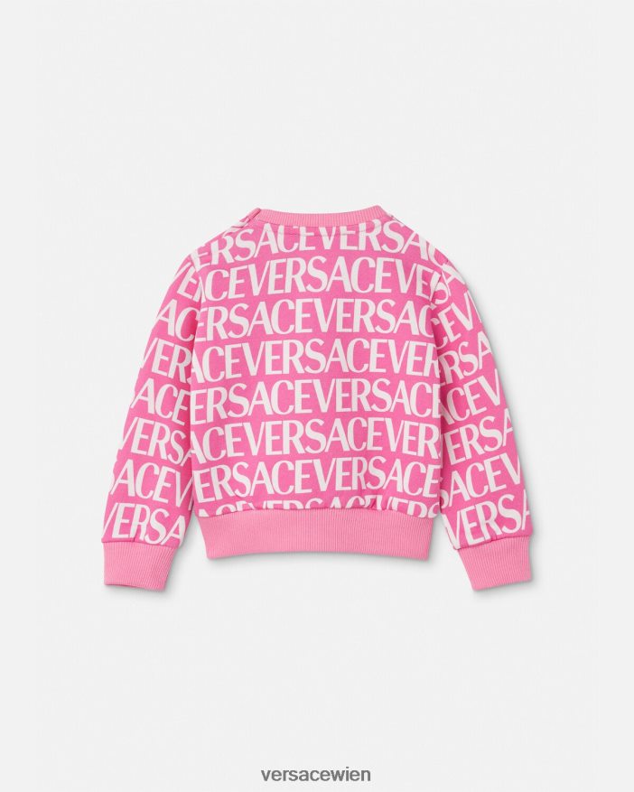 rosa  bedruckt Allover-Baby-Sweatshirt Versace Kinder Kleidung 8N4XJD1872