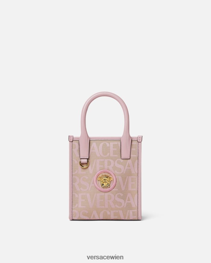 rosa  bedruckt Allover-Mini-Tragetasche Versace Frauen Taschen 8N4XJD319
