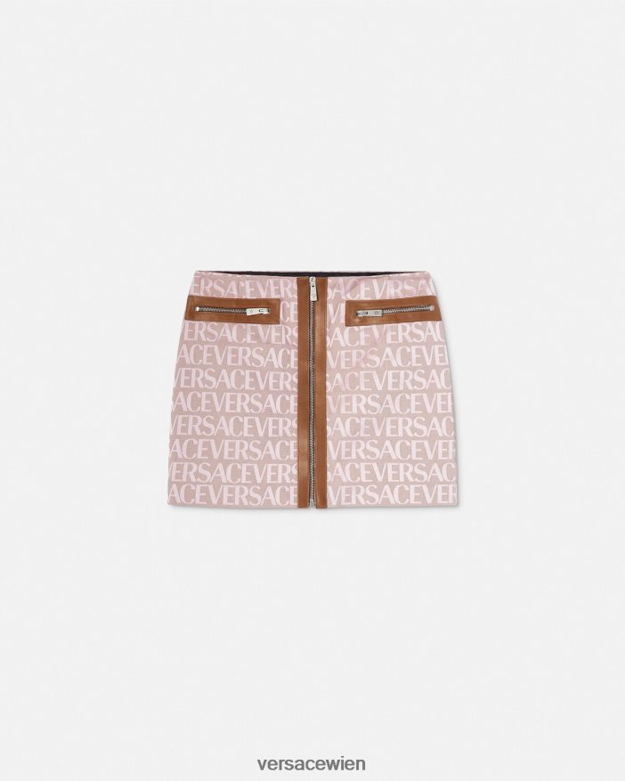 rosa  bedruckt Allover-Minirock Versace Frauen Kleidung 8N4XJD165