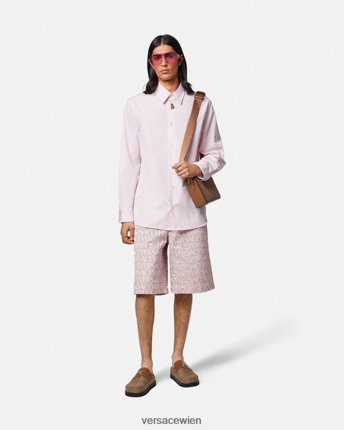 rosa  bedruckt Allover-Shorts Versace Männer Kleidung 8N4XJD1434