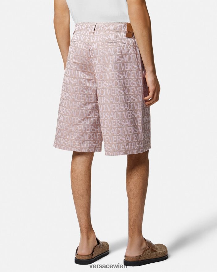 rosa  bedruckt Allover-Shorts Versace Männer Kleidung 8N4XJD1434