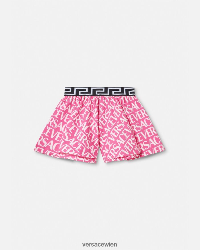 rosa  bedruckt Allover-Sweatshorts Versace Kinder Kleidung 8N4XJD1975