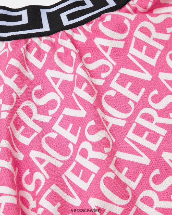 rosa  bedruckt Allover-Sweatshorts Versace Kinder Kleidung 8N4XJD1975