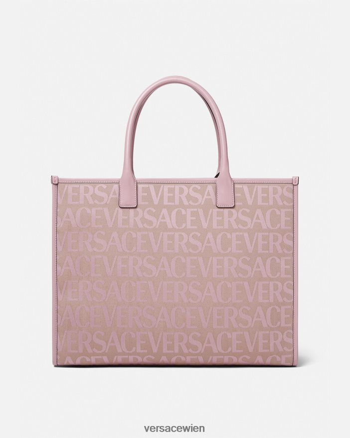 rosa  bedruckt Allover-große Einkaufstasche Versace Frauen Taschen 8N4XJD320