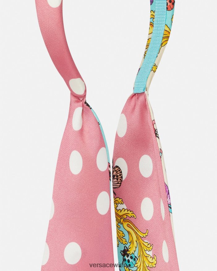 rosa  weiß Stirnband mit Schmetterlingen Versace Kinder Zubehör 8N4XJD2060