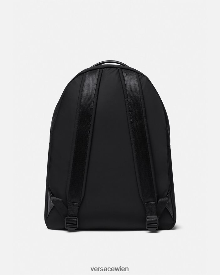 schwarzes Gold Couture-Rucksack mit Logo Versace Männer Zubehör 8N4XJD2492