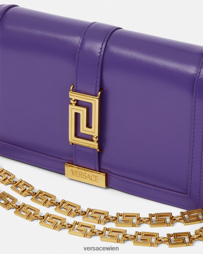 violett Greca-Göttin-Minitasche Versace Frauen Taschen 8N4XJD268
