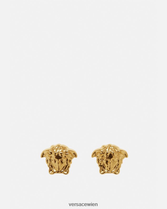 warmes Gold Medusa-Ohrstecker Versace Männer Zubehör 8N4XJD1689