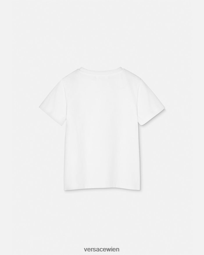 weiß  bedruckt Medusa-T-Shirt Versace Kinder Kleidung 8N4XJD1946